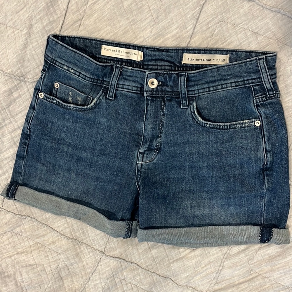 Pilcro denim shorts